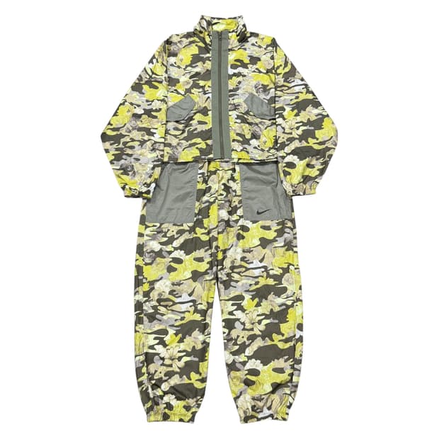 나이키 우먼 스포츠 플라워 카모 자켓 셋업 세트