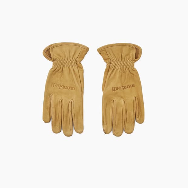 [S] 몽벨 필드 레더 글로브 옐로우