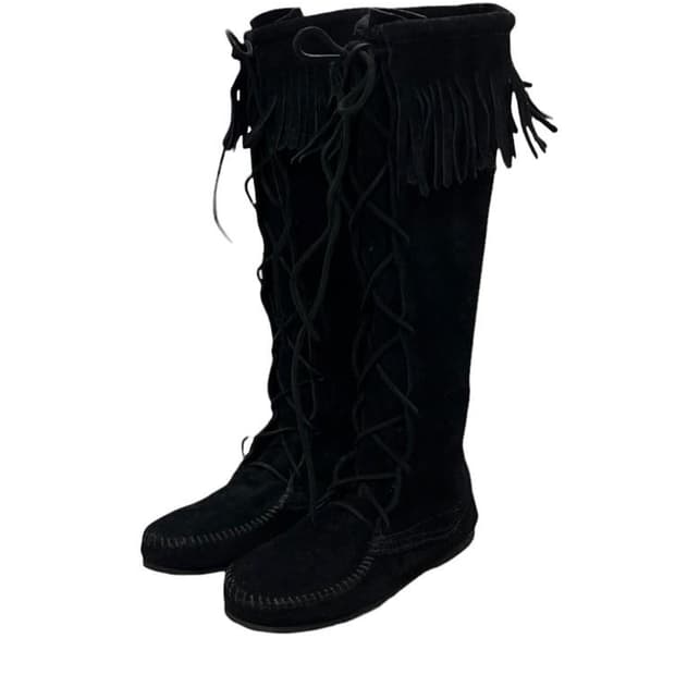 MINNETONKA 미네통카 롱부츠 블랙