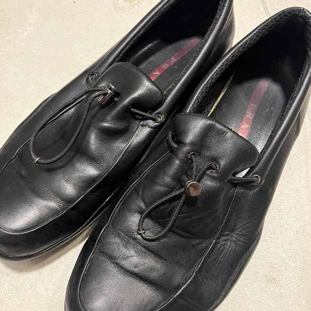 (280) 프라다 스포츠 스트링 토글 로퍼