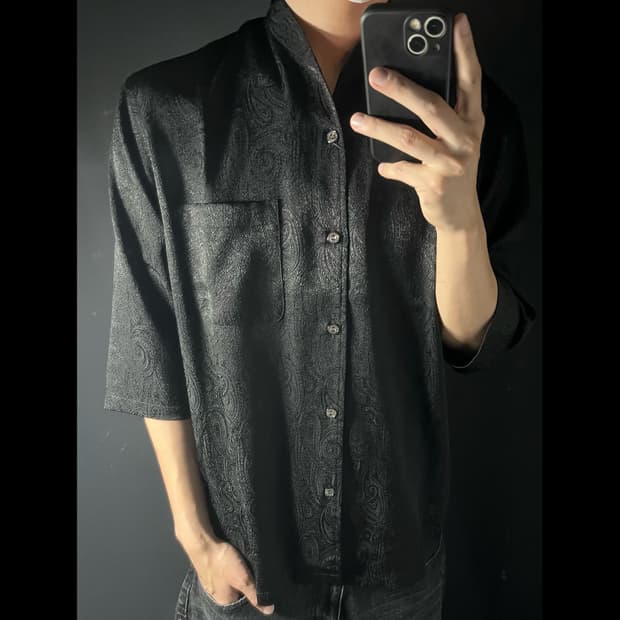 REDENTORE 페이즐리 셔츠