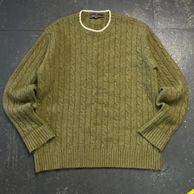 100 스포츠리플레이 꽈배기 니트 