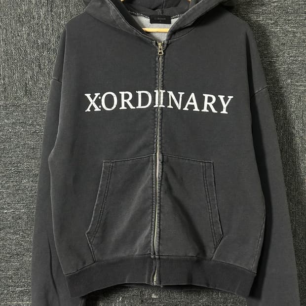 XORDINARY 후드집업 블랙