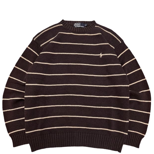 폴로 랄프로렌 브라운 코튼 니트