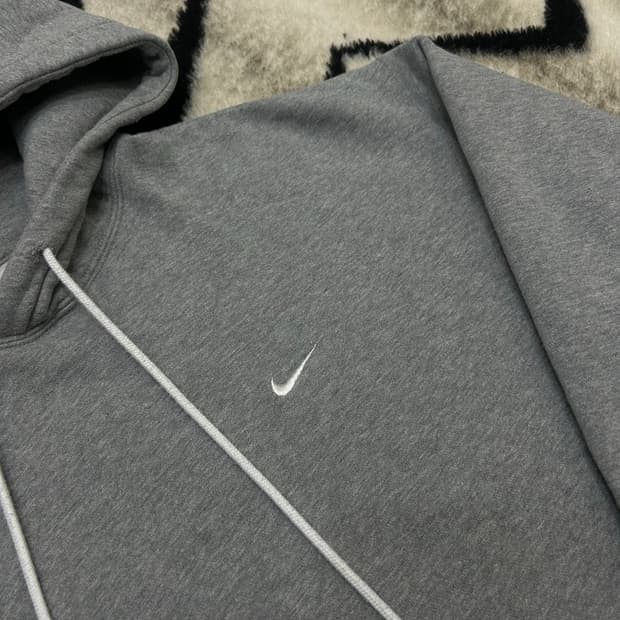 [L]나이키 솔로 스우시 플리스 후드/아시아/그레이/기모