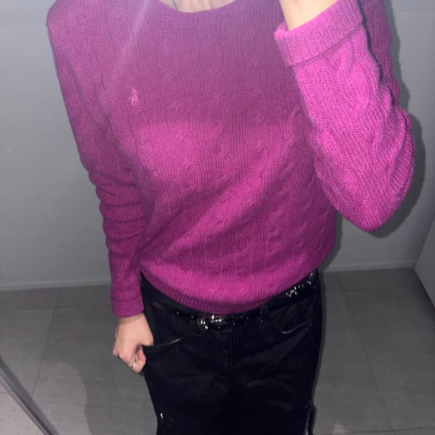 폴로 포도맛 니트 🍇