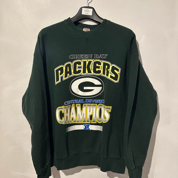 빈티지 90s 그린베이 패커스 스웻셔츠 