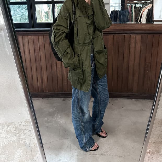REBUILD BY NEEDLES bdu shawl collar jack