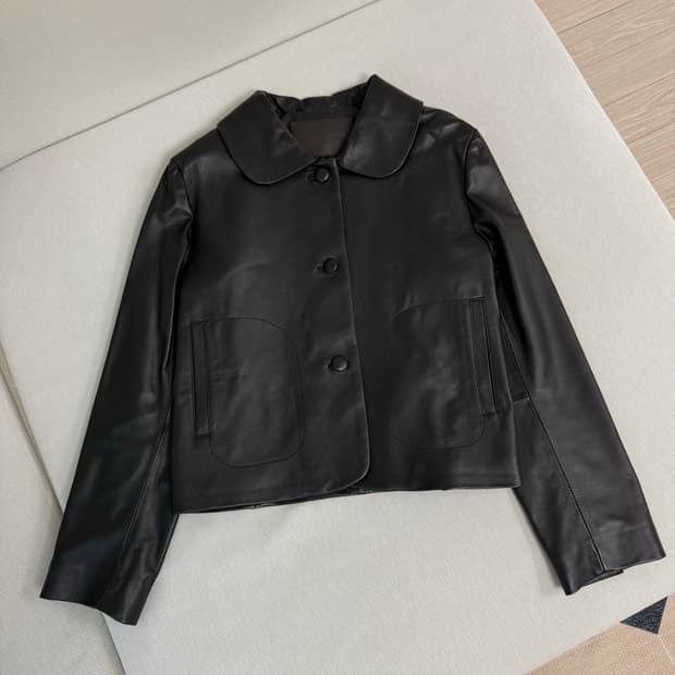 masion de sperone 양가죽 자켓 블랙