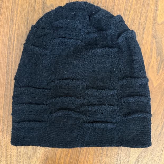 빈티지 골지 니트비니