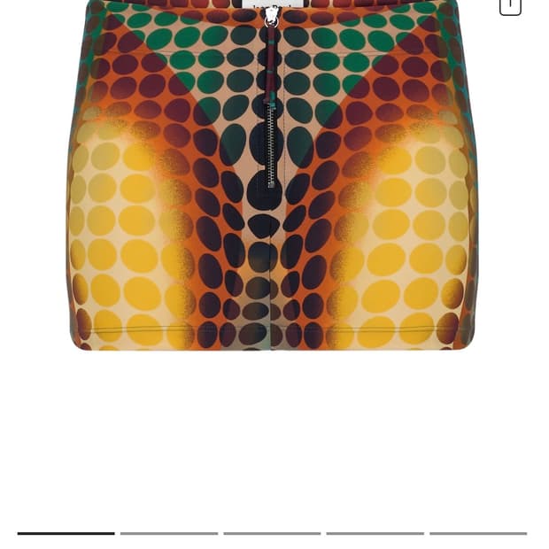 장폴고티에 메쉬 도트 스커트