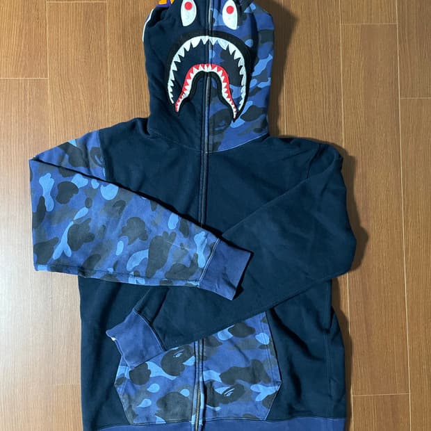 베이프 청계 반카모 후드집업 XL