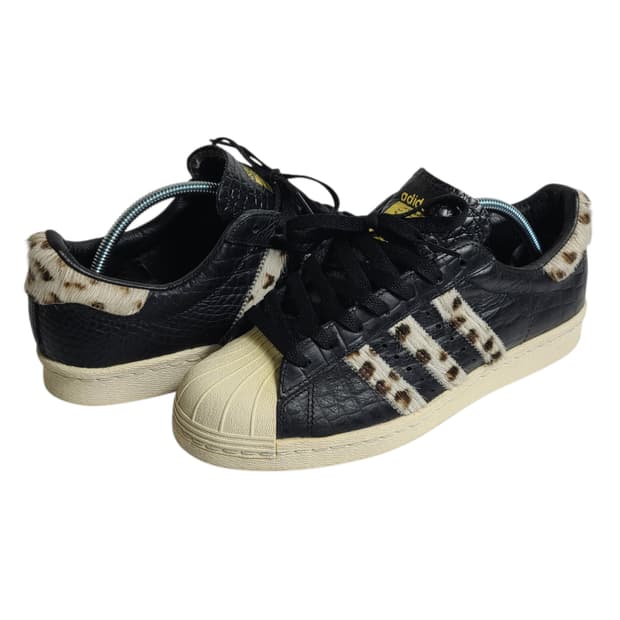 245) ADIDAS 아디다스 80s 슈퍼스타 애니멀 블랙