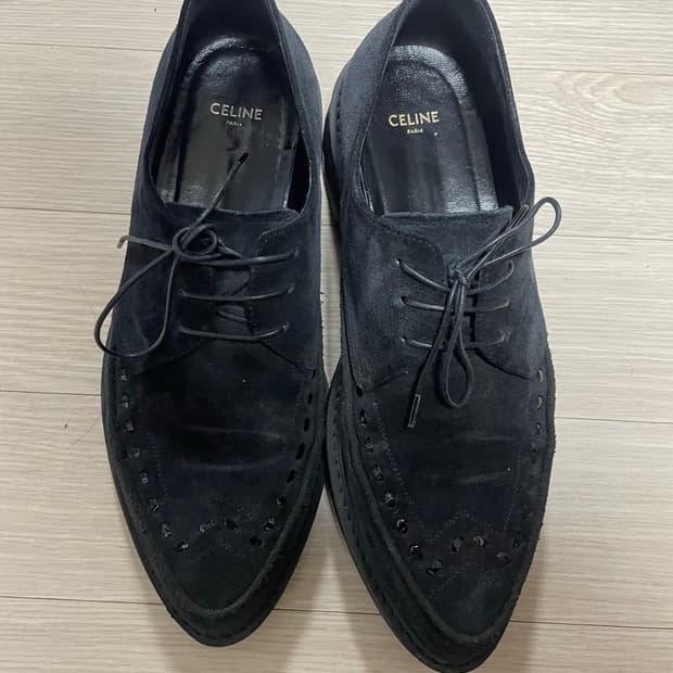 셀린느 스웨이드 더비 40.5