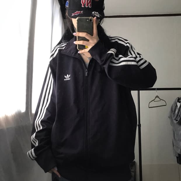 아디다스 네이비 오버핏 져지