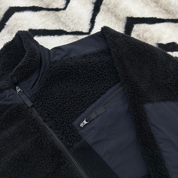 [XL]유니클로x엔지니어드가먼츠 플리스 자켓/블랙