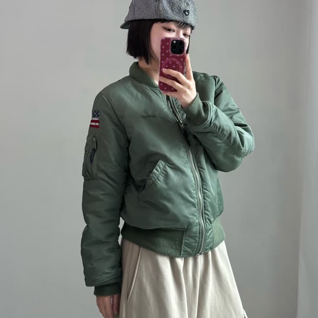 Schott 쇼트 ma-1 카키 항공점퍼