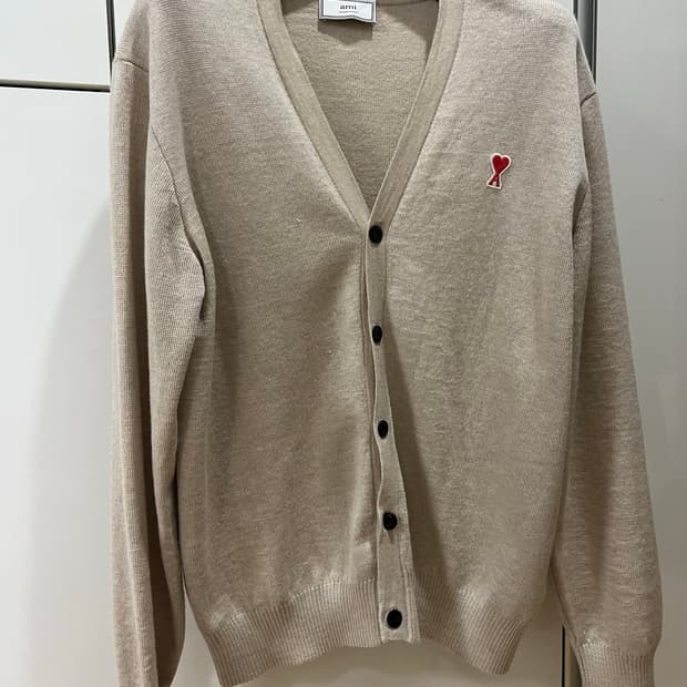 아미 베이지가디건 2xl (새상품급)