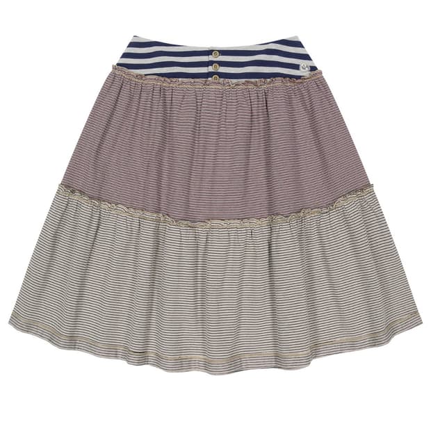 코이세이오 26ss 컬러드 스트라이프 미디 스커트