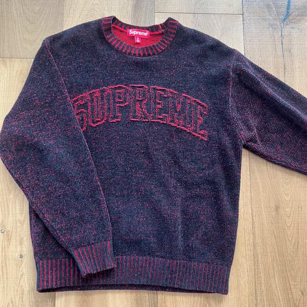 슈프림 퍼플니트 M사이즈