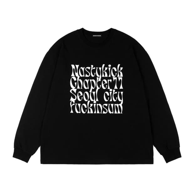  네스티 킥 Kinsum Longsleeve (Black)