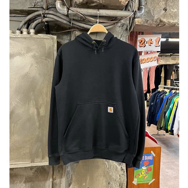 칼하트 기모 후드티 블랙 S #csz3306