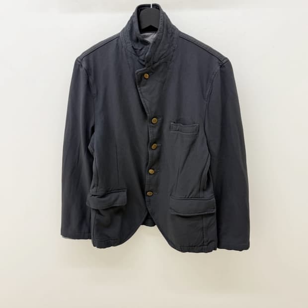 꼼데가르송 옴므플러스 축융 폴리 하이넥 자켓