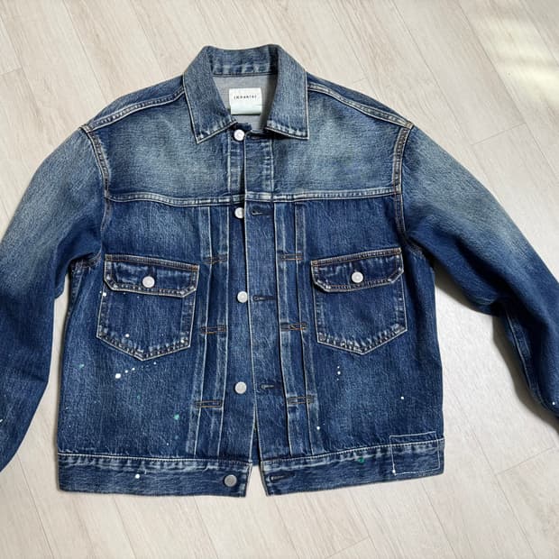 카키스 데님자켓 s