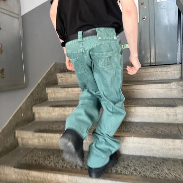 플라스틱 프로덕트 카프 포켓팬츠/calf pocket pants[L]