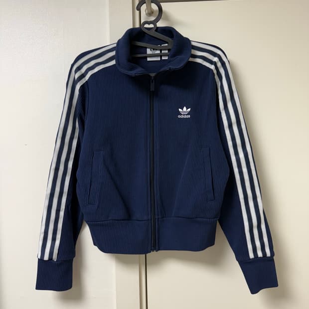 아디다스 크롭 져지 와플 (여성M)