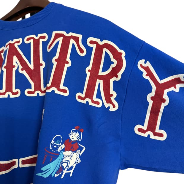 OS 캐피탈 kapital big kountry 크루넥 블루