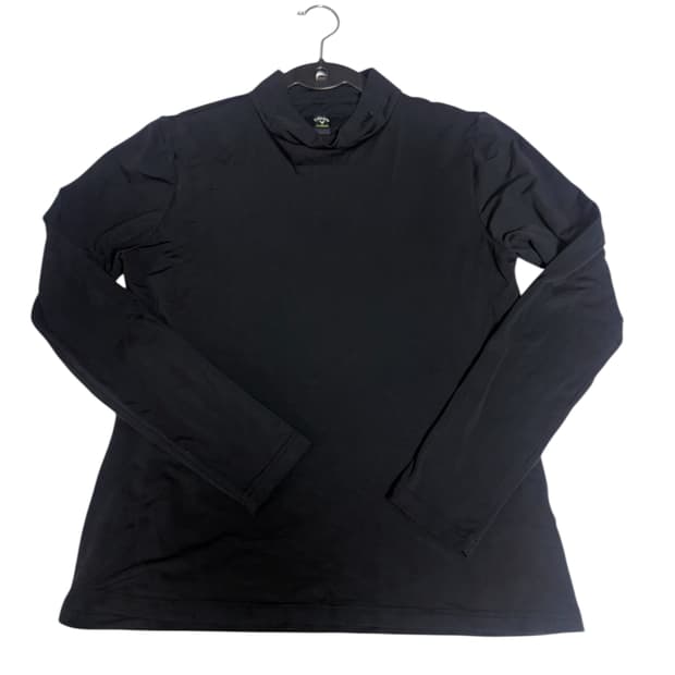 Callaway X Series Black Half Neck Tee