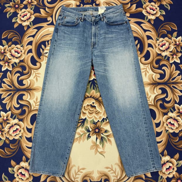 (M)카키스 KHAKIS 크로프트레귤러 셀비지 데님팬츠