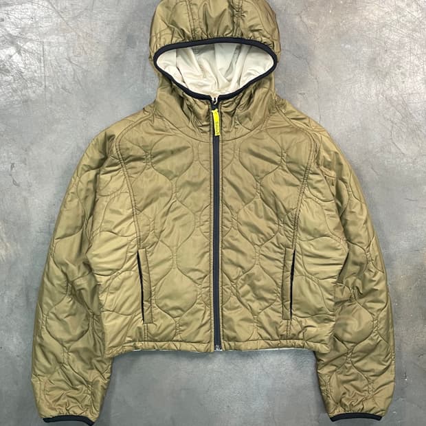 폴로 스포츠 리버시블 퀼팅 후디드 자켓