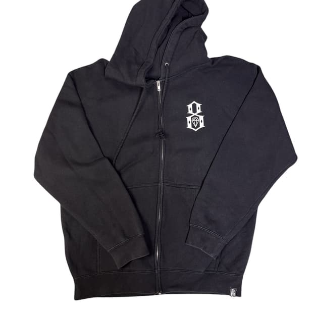 빈티지 레벨8 REBEL8 시그니처 로고 후드 집업 M