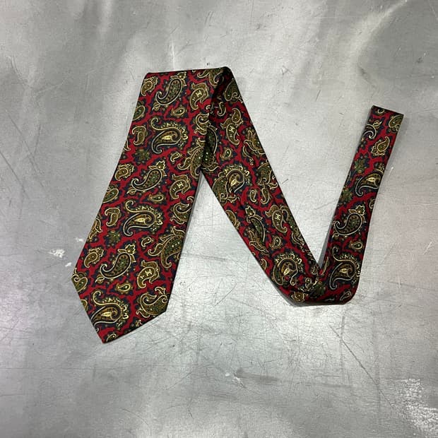  버버리 페이즐리 패턴 실크 넥타이 y15100