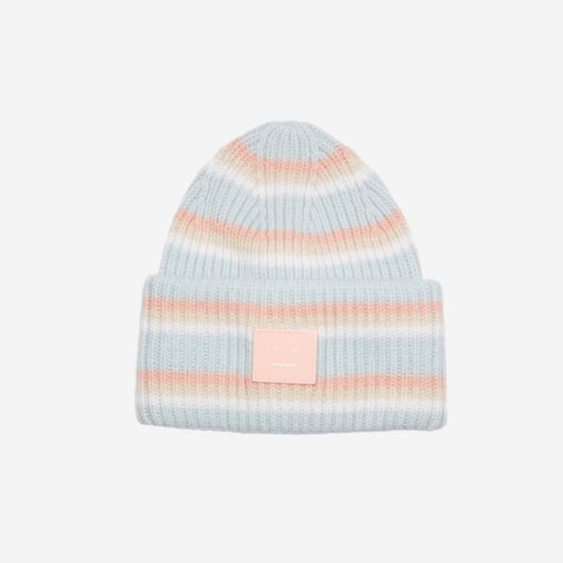 Acne Studios Striped Face Beanie