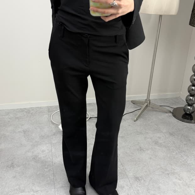 Mary Quant London 로우라이즈 부츠컷 슬랙스
