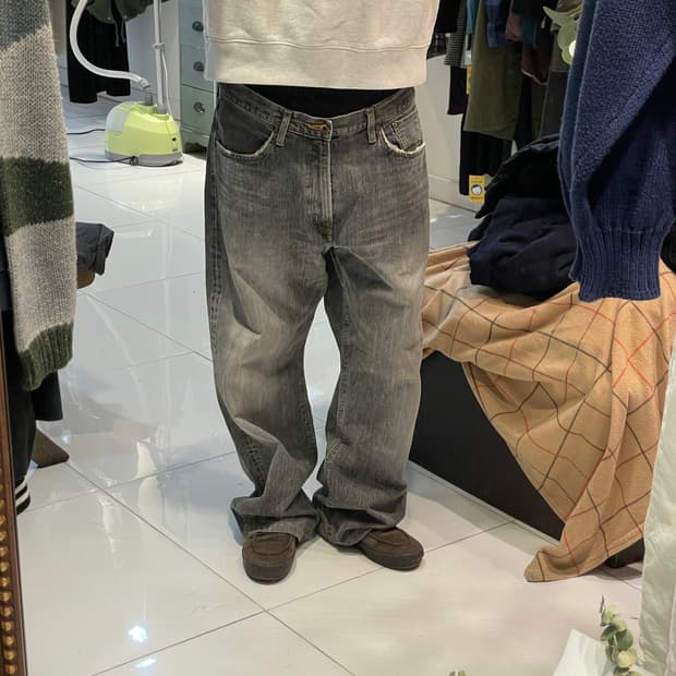 에드윈 505z 셀비지 오렌지탭 34x34