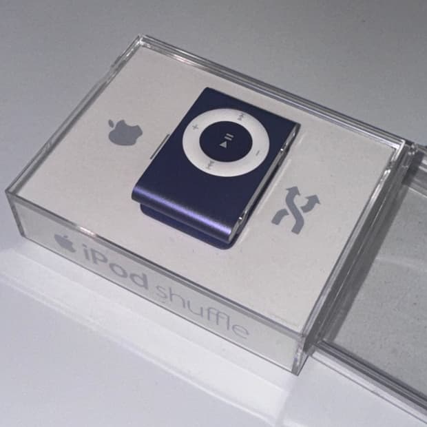 새상품 iPod shuffle 2세대 보라색