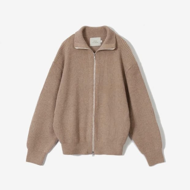 (3) 마티스더큐레이터 풀집업 니트 베이지