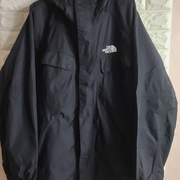 노스페이스 투웨이 탄창 블랙 바람막이 자켓
