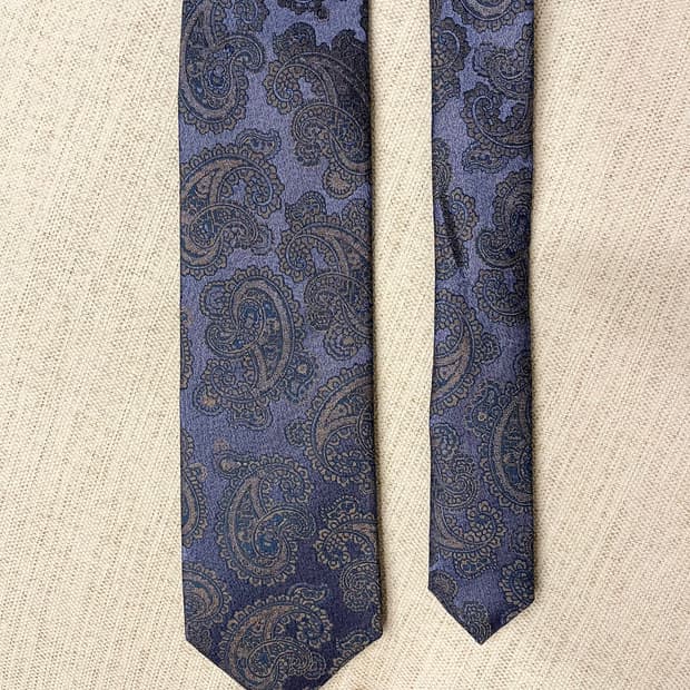 빨질레리 페이즐리 패턴 넥타이