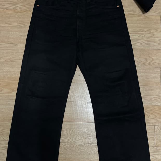 RRL 더블알엘 빈티지파이브포켓 블랙온 블랙 34x32