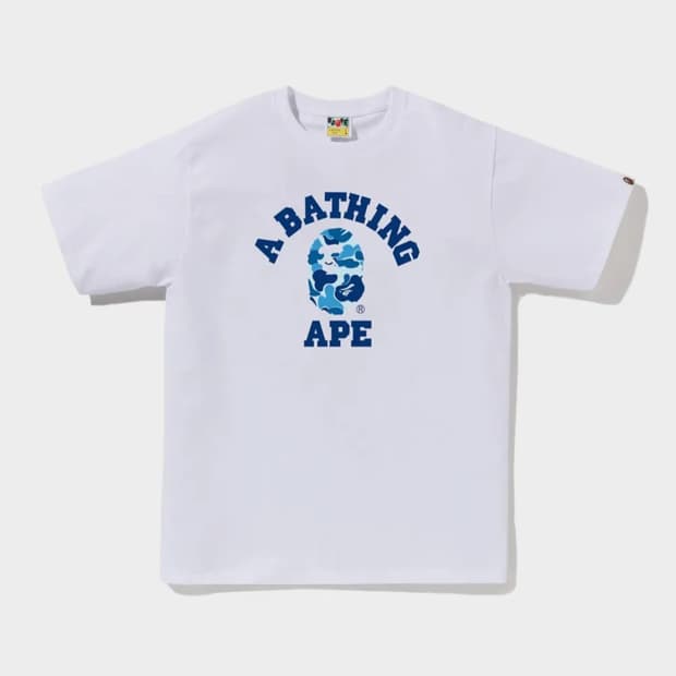 베이프 ABC 카모 콜리지 티셔츠