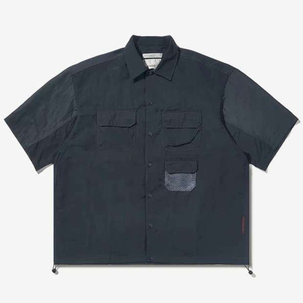사운즈라이프 유틸리티 매쉬 포켓 반팔 셔츠