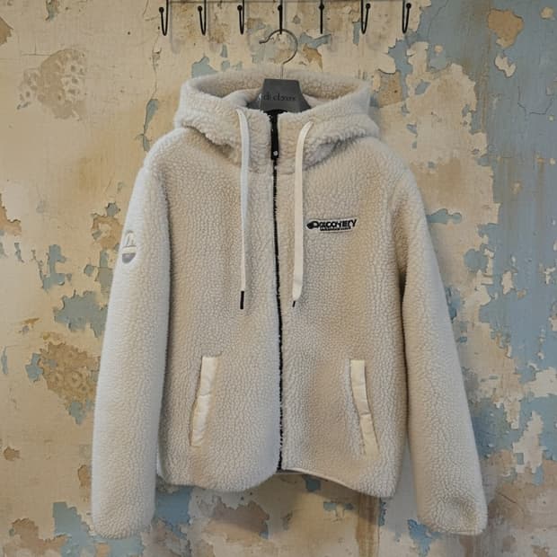 디스커버리 뽀글이 후드 자켓 S