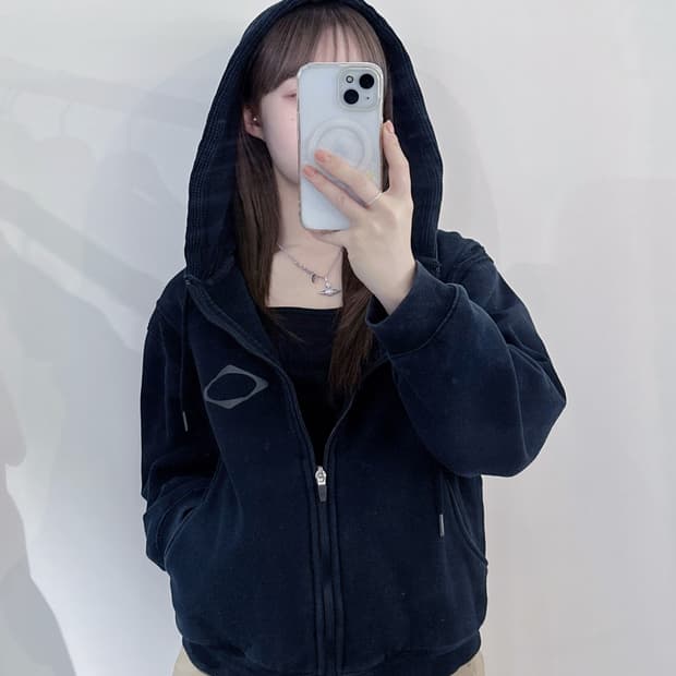 미스치프 와플 후드집업