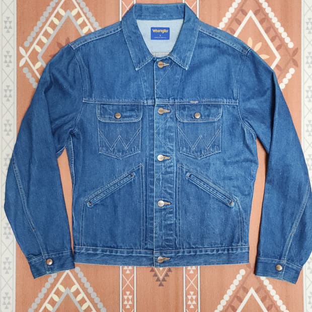80s 랭글러(Wrangler) 124mj 데님자켓