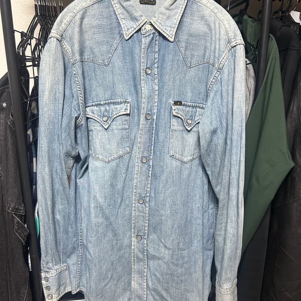 Lee 데님 웨스턴 셔츠